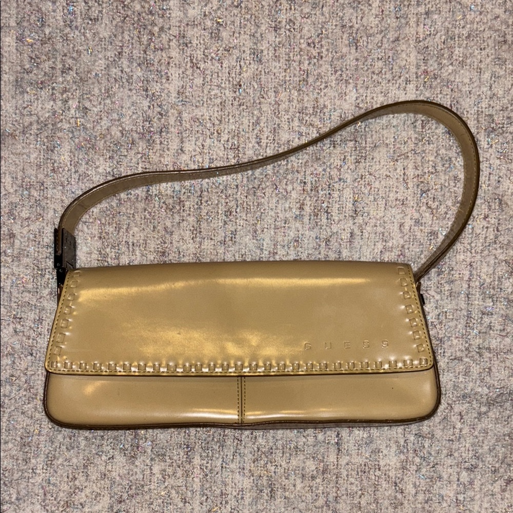 Guess Tan Shoulder Bag y2k mini purse